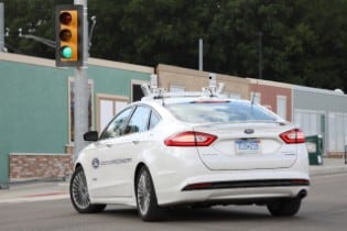 Autonomous Vehicle Testing at Mcity